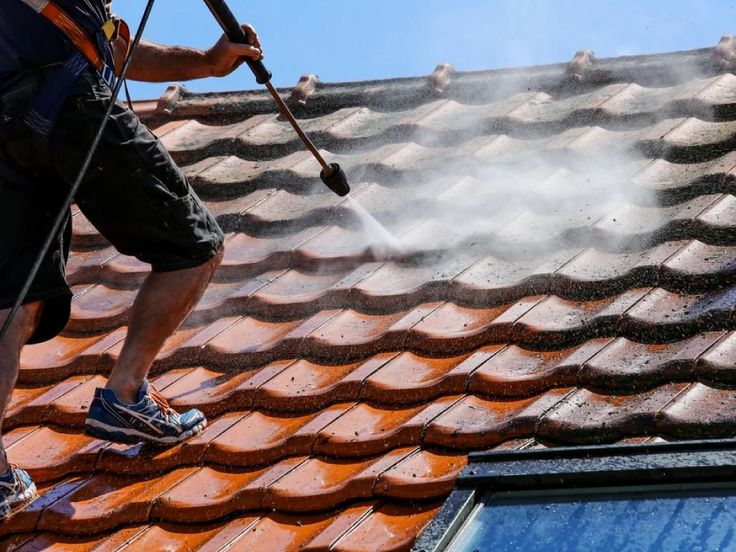 Power Wash Roof Cleaning
